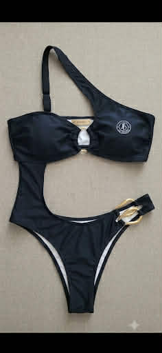 Blue Cutout One-Piece Swimsuit - Large